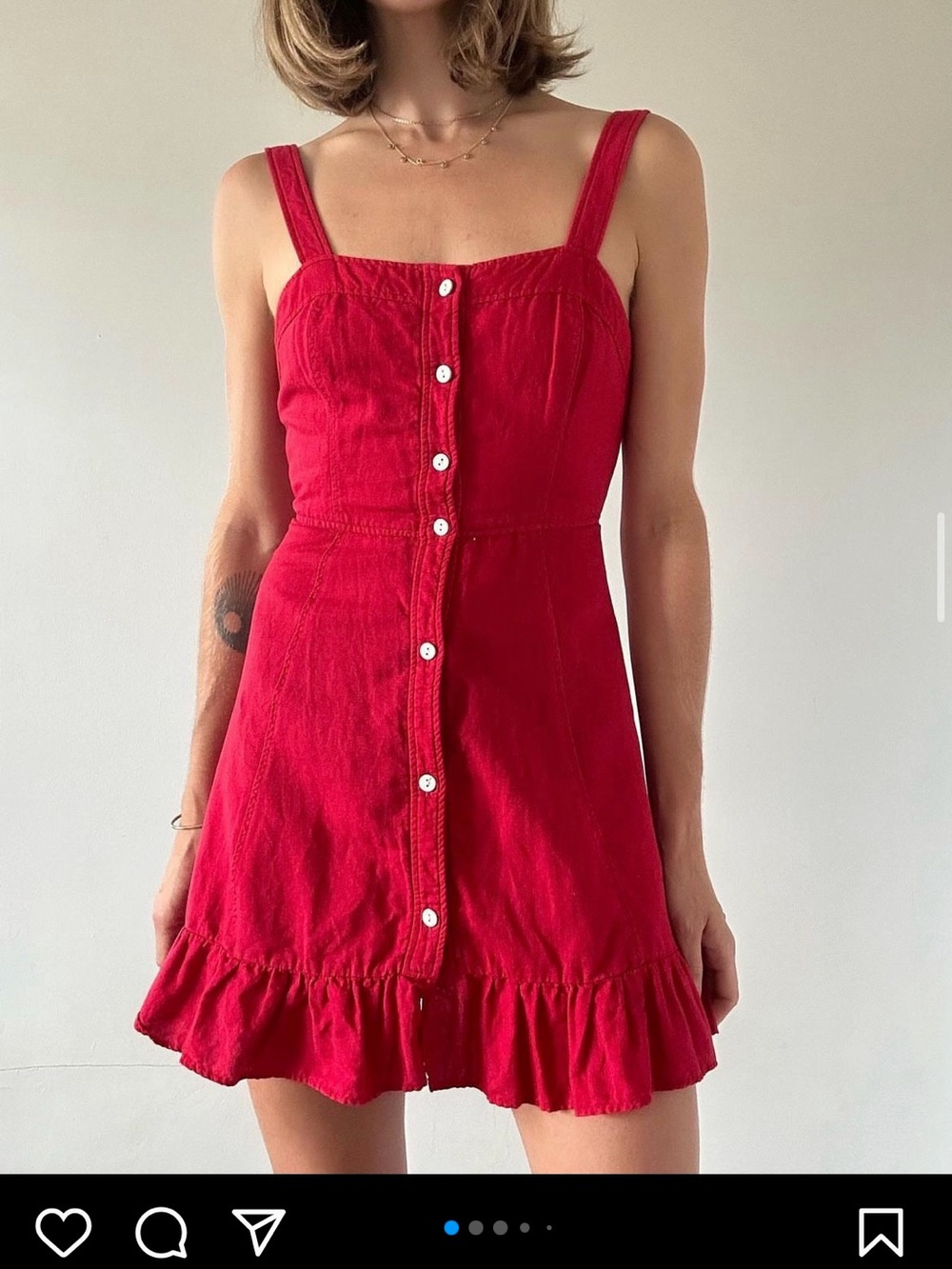 Zara Bright Red Sleeveless Romper